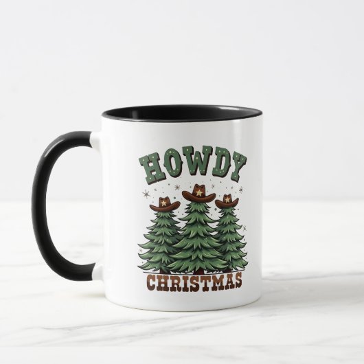 ハウディクリスマスサボスウェスタンクリスマス マグカップ (左)