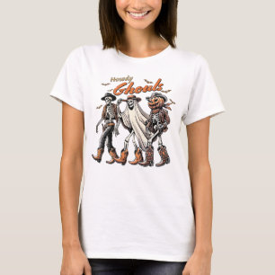 ハウディグーズウェスタンハロウィーン骨格カボチャ Tシャツ