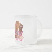 ハウディグールススケルトンカウボーイウェスタンハロウィーン フロストグラスマグカップ (正面右)