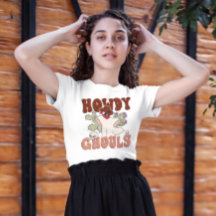 ハウディグールズレトロ面白いハロウィンカウボーイ幽霊