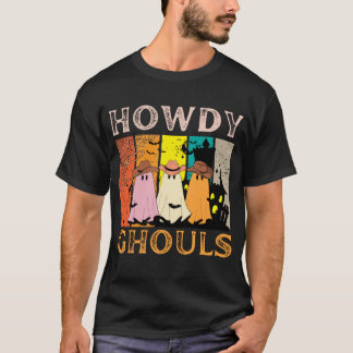 ハウディグールレトロヴィンテージカウボーハロウィーン Tシャツ