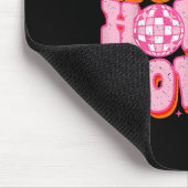 ハウディサザンウェスタンガールカントリーロデオピンクカウズ マウスパッド (コーナー)