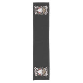 ハウディサンタウェスタンカウボーイロデオクリスマスプレゼント ショートテーブルランナー (正面)