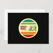 ハウディドゥーディ魚釣りレトロ漫画ブック ポストカード (正面/裏面)