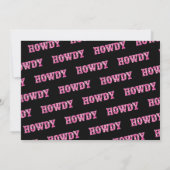 ハウディナッシュビルバチェロレッテ招待状 招待状 (裏面)