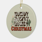 ハウディハウディクリスマスファミリークリスマスパーティーギフト セラミックオーナメント (左)