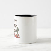 ハウディハウディクリスマスファミリークリスマスパーティーギフト ツートーンマグカップ (中央)