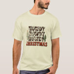 ハウディハウディクリスマスファミリークリスマスパーティーギフト Tシャツ<br><div class="desc">ハウディハウディハウディクリスマスファミリークリスマスパーティーギフトホリデイ</div>