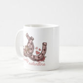 ハウディバレンタインウエスタンホースシューズ コーヒーマグカップ (正面左)