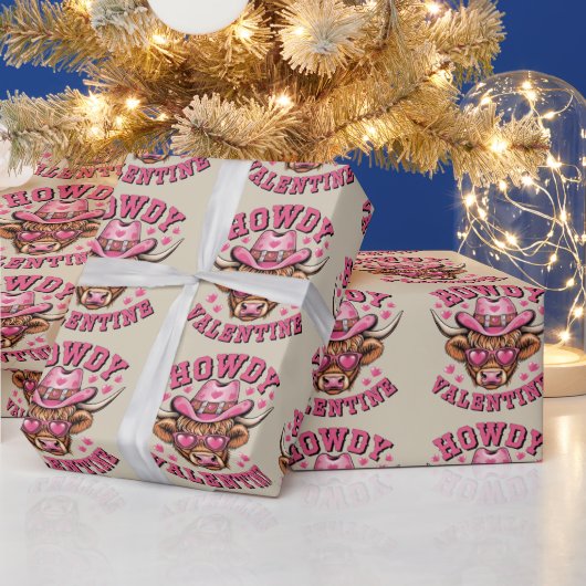 ハウディバレンタインカウヴァレンティネスDa&Yコケットラブ ラッピングペーパー (クリスマス)