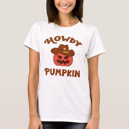 ハウディパンプキンハロウィーン Tシャツ (正面)