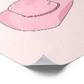 ハウディピンクカウボーイハット ポスター (角)