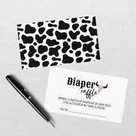 ハウディベイビー 黒いタンカウボーイ ベビーシャワー エンクロージャーカード