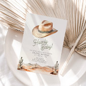 ハウディベビーウエスタンデザートベビーシャワー招待状 招待状