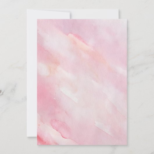 ハウディベビーガールウェスタンベビーシャワー招待状 招待状 (裏面)