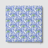 ハウディベビーブルーボンネットカウボーイベビーシャワー ゲストブック (裏面)