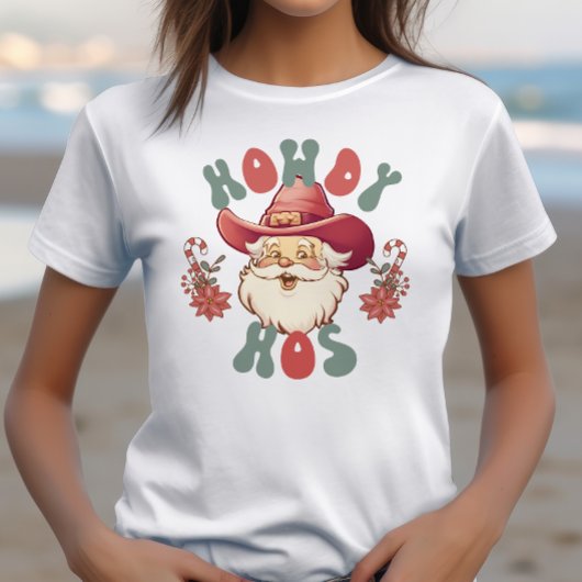 ハウディホスカウボーイサンタホリデークリスマス スウェットシャツ