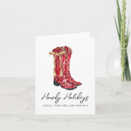 ハウディホリデーズウェスタンクリスマス カード