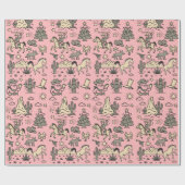 ハウディホリデーズカウボーイウェスタンハンドドロッド ラッピングペーパー (フラット)