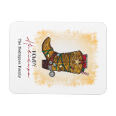 ハウディホリデーズクリスマスライトカウボーイブーツ マグネット (横)