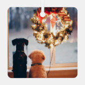 ハウディホリデーズクリスマスライトカウボーイブーツ メタルオーナメント (裏面)