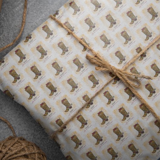 ハウディホリデーズクリスマスライトカウボーイブーツ 薄葉紙