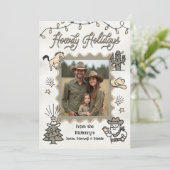 ハウディホリデーフォトウェスタン手描き投げ縄フレーム シーズンカード (スタンド正面)