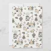 ハウディホリデーフォトウェスタン手描き投げ縄フレーム シーズンカード (裏面)