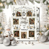 ハウディホリデーフォトウェスタン手描き投げ縄フレーム シーズンカード