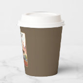 ハウディホーウィーズ最初の誕生日アニマルプリント紙cu 紙コップ (左)