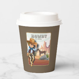 ハウディホーウィーズ最初の誕生日アニマルプリント紙cu 紙コップ