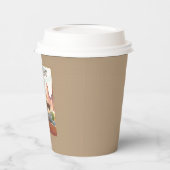 ハウディホーウィーズ最初の誕生日アニマルプリント紙cu 紙コップ (左)