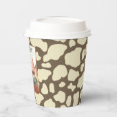 ハウディホーウィーズ最初の誕生日アニマルプリント紙cu 紙コップ (左)