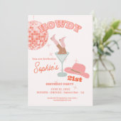 ハウディマルティーニ21歳の誕生日女性のカーボーイ 招待状 (スタンド正面)