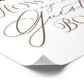 ハウディワイルドウェスタン赤ちゃんシャワーゲストブックサイン ポスター (角)