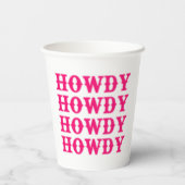 ハウディーカウガールディスコラストロデオ 紙コップ (裏面)
