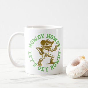 ハウディーカウボーイカエル西 コーヒーマグカップ