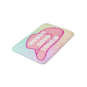 ハウディーグッドルックインランチャーカウボーイハットグラデーション バスマット (アングル)