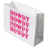 ハウディーコウガールディスコラストロデオ ラージペーパーバッグ (裏面アングル)