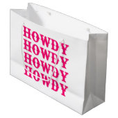 ハウディーコウガールディスコラストロデオ ラージペーパーバッグ (正面アングル)