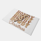 ハウディーハウディークリスマスカウボーイハット ドアマット (アングル)