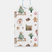 ハウディー クリスマス | 西部デコレーション ギフトタグ (裏面)