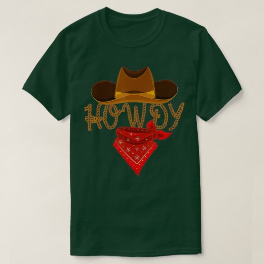 ハウディ動揺してカウボーイ Tシャツ (デザイン正面)