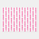 ハウディ女性のカーボーイディスコラストロデオバチェロレッテ ラッピングペーパーシート (正面)