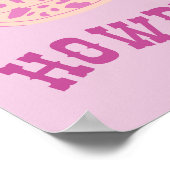 ハウディ女性のカーボーイ帽子 ポスター (角)