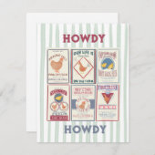 ハウディ挨拶カード シーズンカード (正面/裏面)