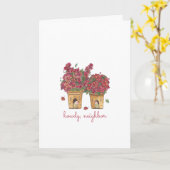 ハウディ隣人バレンタインデー カード (黄色い花)