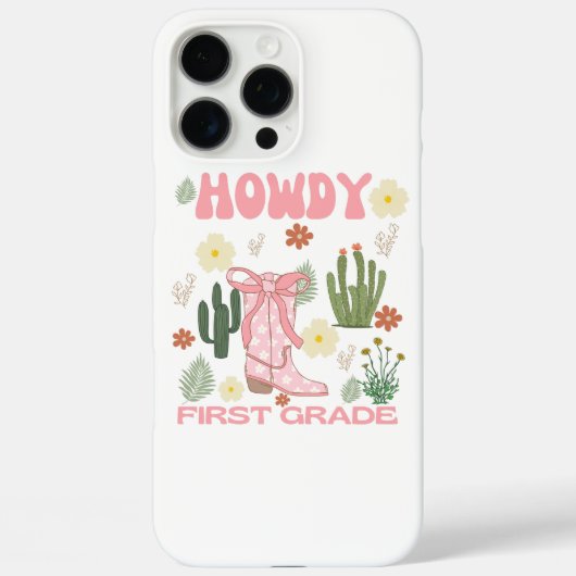 ハウディ1年生女性のカーボーイ初日 Case-Mate iPhoneケース (裏面)