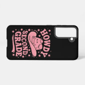 ハウディ2年生カウボーイ女性のカーボーイ新学期 SAMSUNG GALAXYケース (裏面横)