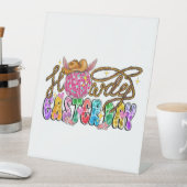 ハウディ・イースターの日 台座サイン (インサイチュ)